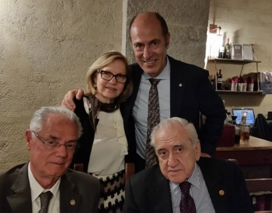 Prof. Francesco Sabatini Accademico della Crusca e Prof. Pasquale CaratÃ¹